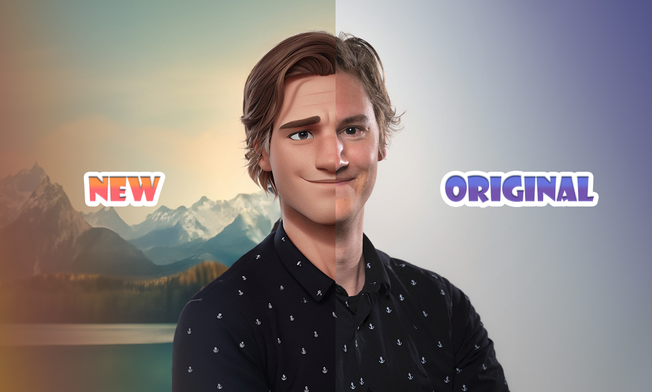 AI animation portrait video